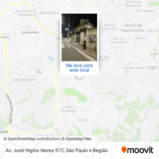 Av. José Higino Neves 972 mapa