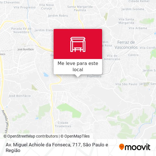Av. Miguel Achiole da Fonseca, 717 mapa