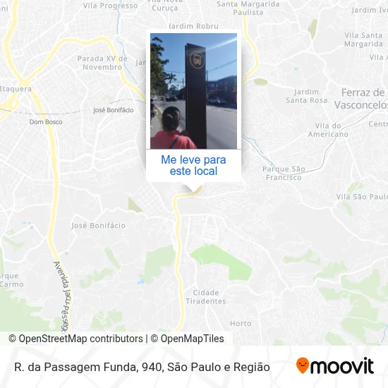 R. da Passagem Funda, 940 mapa