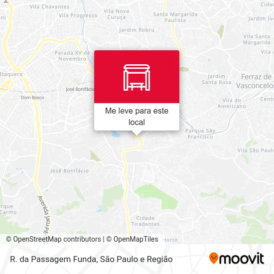 R. da Passagem Funda mapa