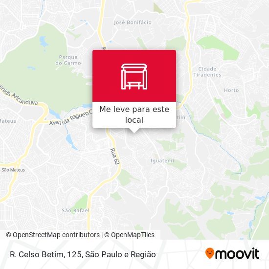 R. Celso Betim, 125 mapa