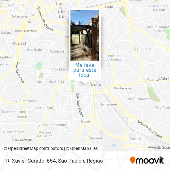 R. Xavier Curado, 654 mapa