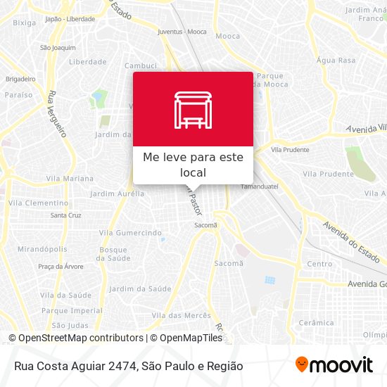 Rua Costa Aguiar 2474 mapa