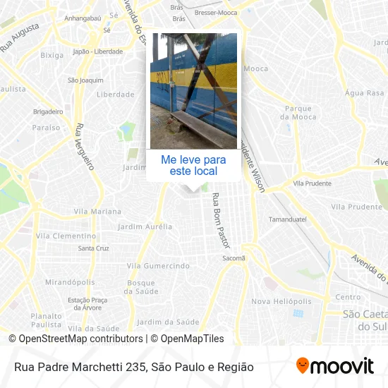 Rua Padre Marchetti 235 parada - Rotas, horários e tarifas