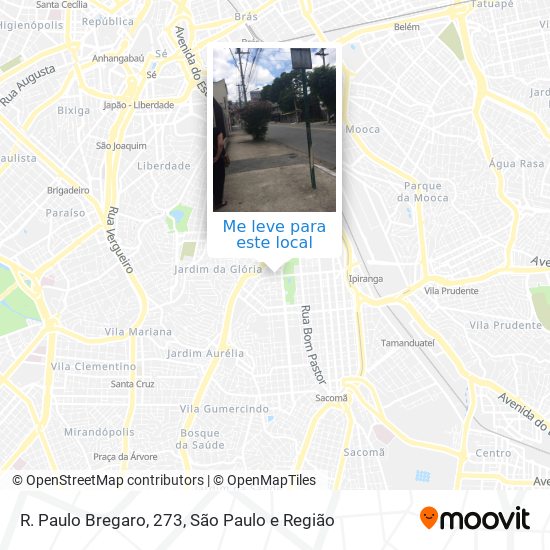 R. Paulo Bregaro, 273 mapa
