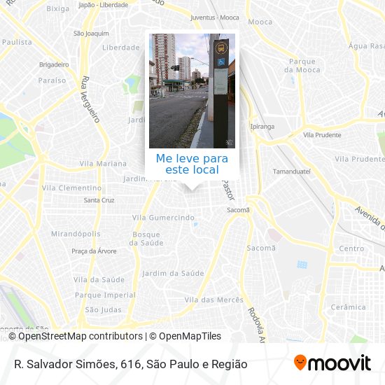 R. Salvador Simões, 616 mapa