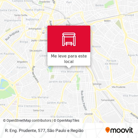R. Eng. Prudente, 577 mapa