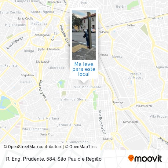 R. Eng. Prudente, 584 mapa