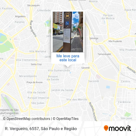 R. Vergueiro, 6557 mapa