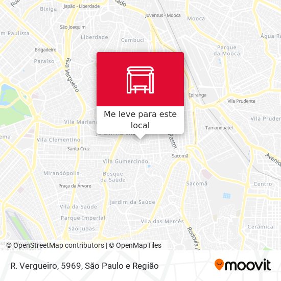 R. Vergueiro, 5969 mapa