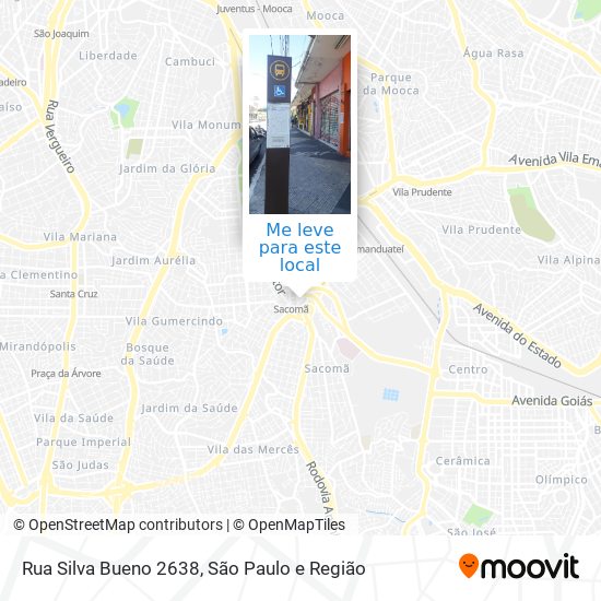 Rua Silva Bueno 2638 mapa