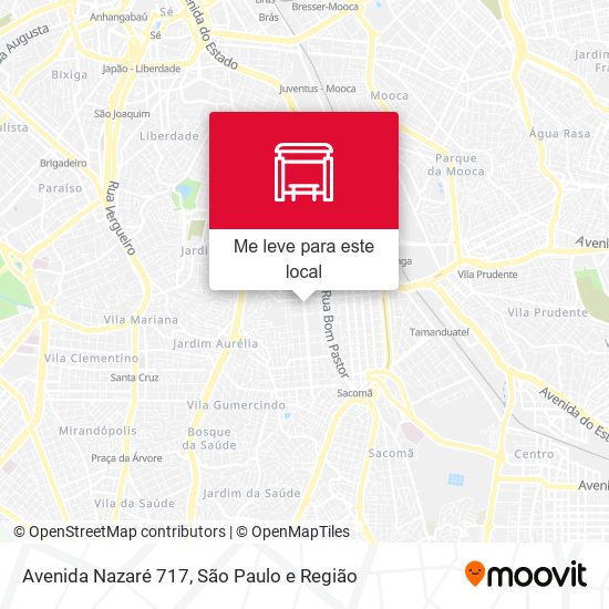 Avenida Nazaré 717 mapa