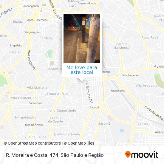 R. Moreira e Costa, 474 mapa