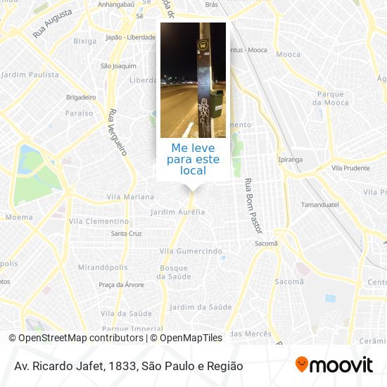 Av. Ricardo Jafet, 1833 mapa