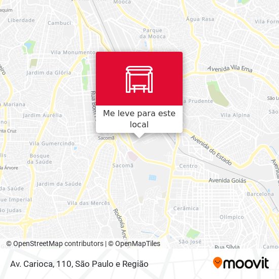 Av. Carioca, 110 mapa