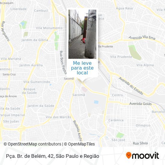 Pça. Br. de Belém, 42 mapa