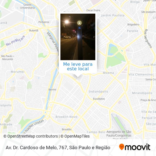 Av. Dr. Cardoso de Melo, 767 mapa