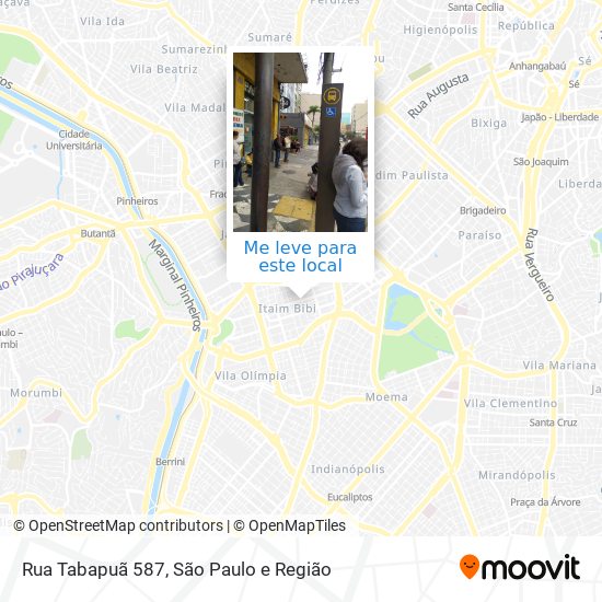 Rua Tabapuã 587 mapa