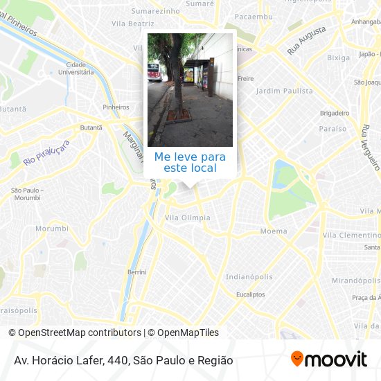 Av. Horácio Lafer, 440 mapa