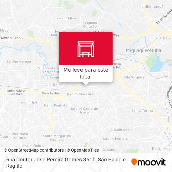 Rua Doutor José Pereira Gomes 361b mapa