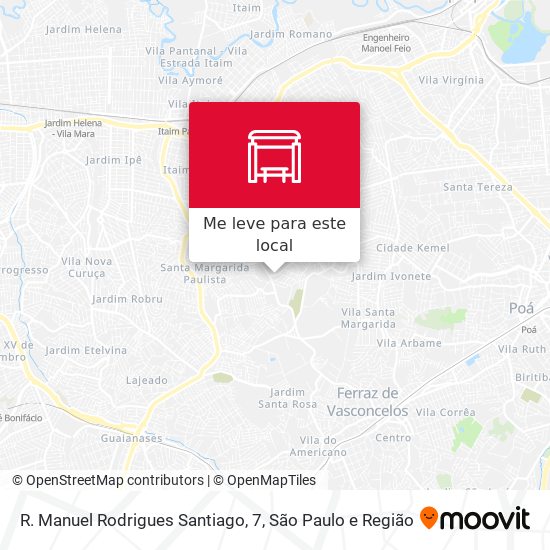 R. Manuel Rodrigues Santiago, 7 mapa