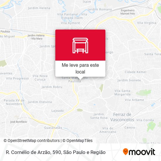 R. Cornélio de Arzão, 590 mapa