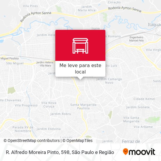 R. Alfredo Moreira Pinto, 598 mapa