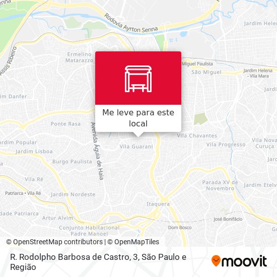 R. Rodolpho Barbosa de Castro, 3 mapa
