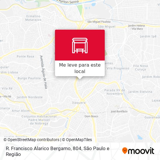 R. Francisco Alarico Bergamo, 804 mapa