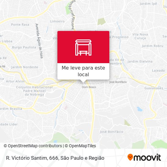 R. Victório Santim, 666 mapa