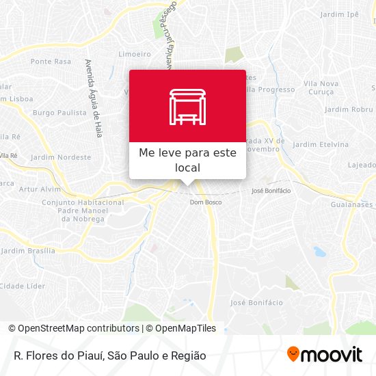 R. Flores do Piauí mapa