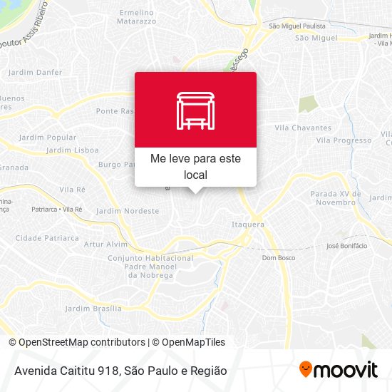 Avenida Caititu 918 mapa