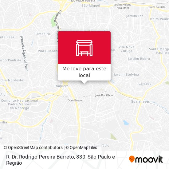 R. Dr. Rodrigo Pereira Barreto, 830 mapa
