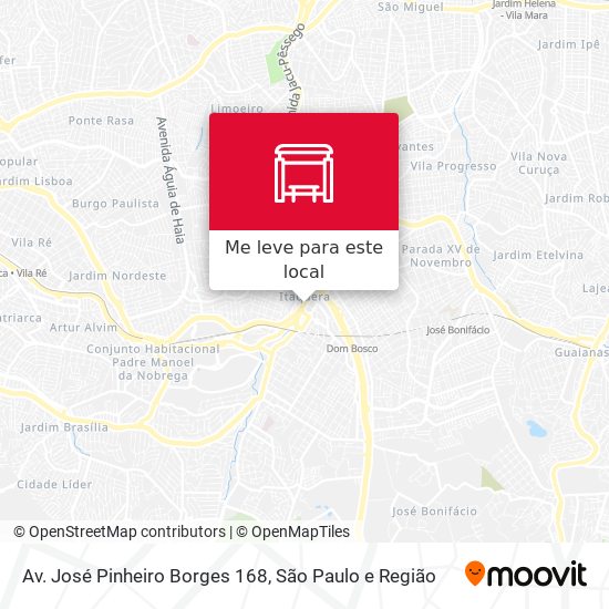 Av. José Pinheiro Borges 168 mapa