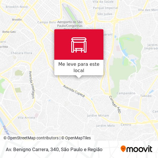 Av. Benigno Carrera, 340 mapa