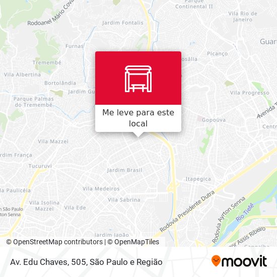 Av. Edu Chaves, 505 mapa