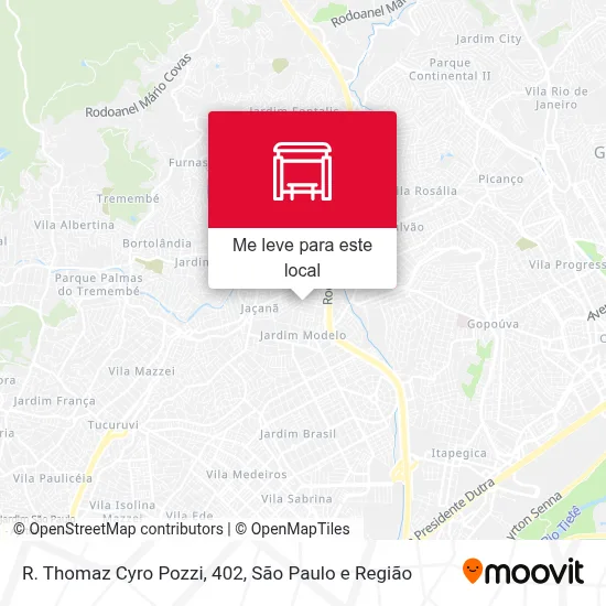 R. Thomaz Cyro Pozzi, 402 mapa