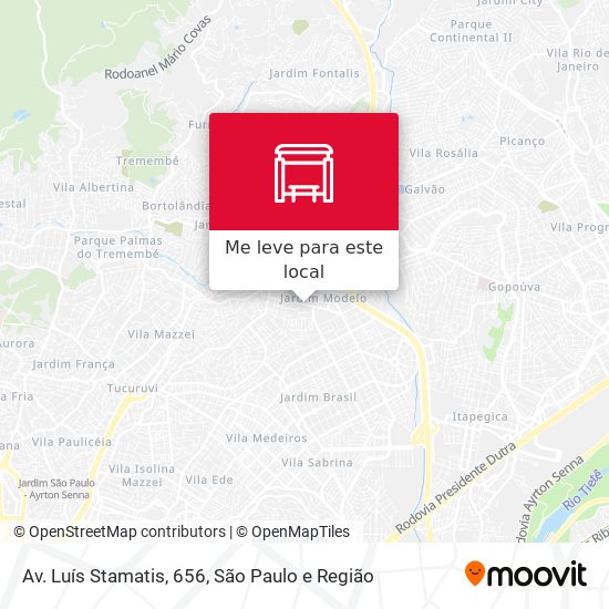 Av. Luís Stamatis, 656 mapa