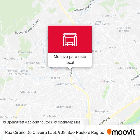 Rua Cirene De Oliveira Laet, 908 mapa