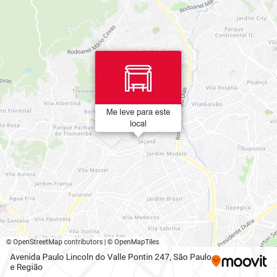 Avenida Paulo Lincoln do Valle Pontin 247 mapa