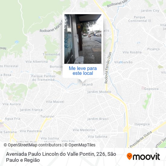 Av. Paulo Lincoln do Valle Pontin, 226 mapa