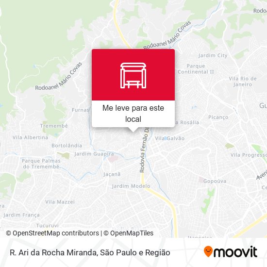 R. Ari da Rocha Miranda mapa