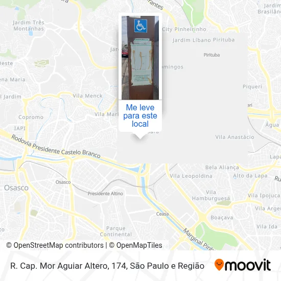 R. Cap. Mor Aguiar Altero, 174 mapa