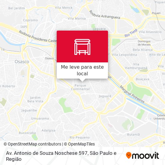 Av. Antonio de Souza Noschese 597 mapa