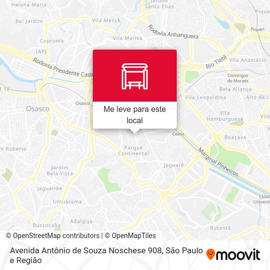 Av. Antonio de Souza Noschese, 915 mapa