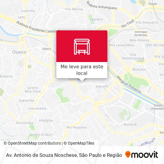 Av. Antonio de Souza Noschese mapa