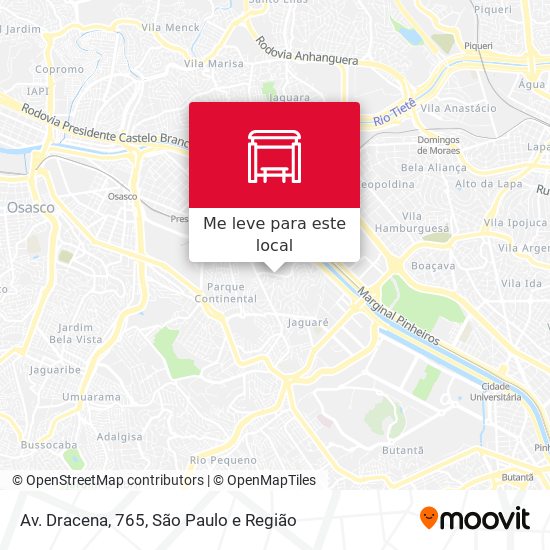 Av. Dracena, 765 mapa