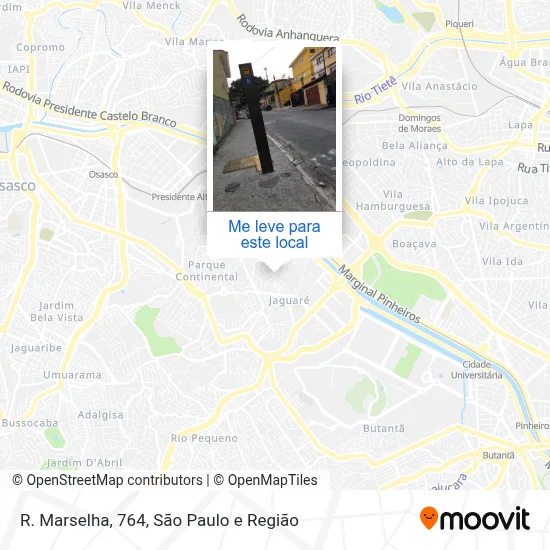 R. Marselha, 764 mapa