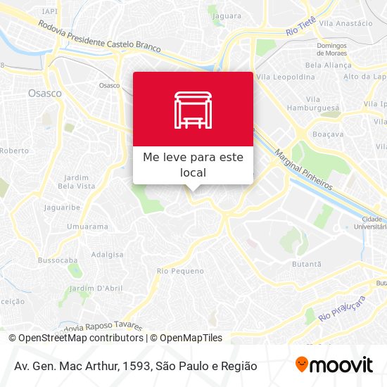 Av. Gen. Mac Arthur, 1593 mapa