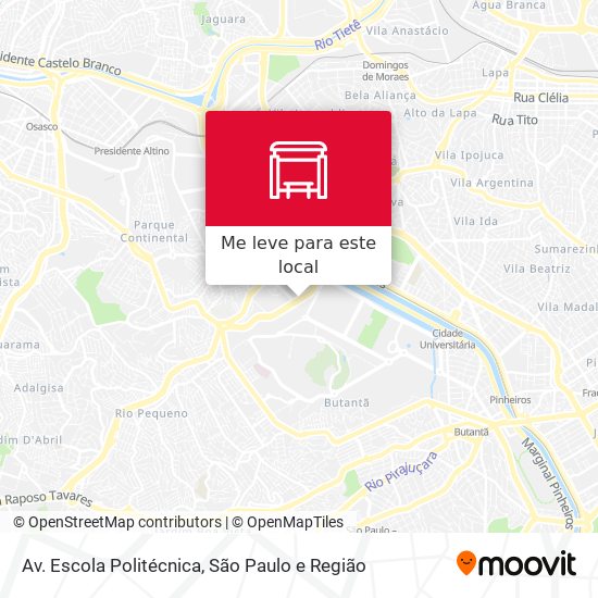 Av. Escola Politécnica mapa